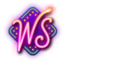 WinSpirit logo with neon styled W and soft white text